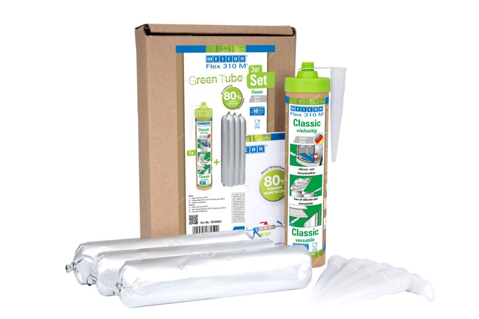 Flex 310 M® Classic MS-Polymer | elastischer Klebstoff auf MS-Polymer-Basis im Presspack für ermüdungsfreies Arbeiten