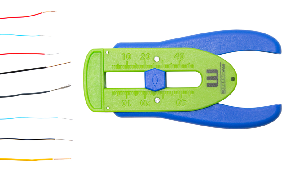 Präzisions-Abisolierer S Green Line | Nachhaltiges Abisolierwerkzeug |für feine Leiter und Drähte | Abisolierbereich von 0,12 mm - 0,8 mm (36-20 AWG)