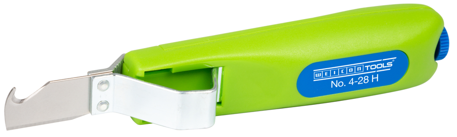 Kabelmesser No. 4-28 H Green Line | Abisolierwerkzeuge aus bis zu 97 % nachwachsenden Rohstoffen, mit einem Arbeitsbereich von 4 - 28 mm Ø