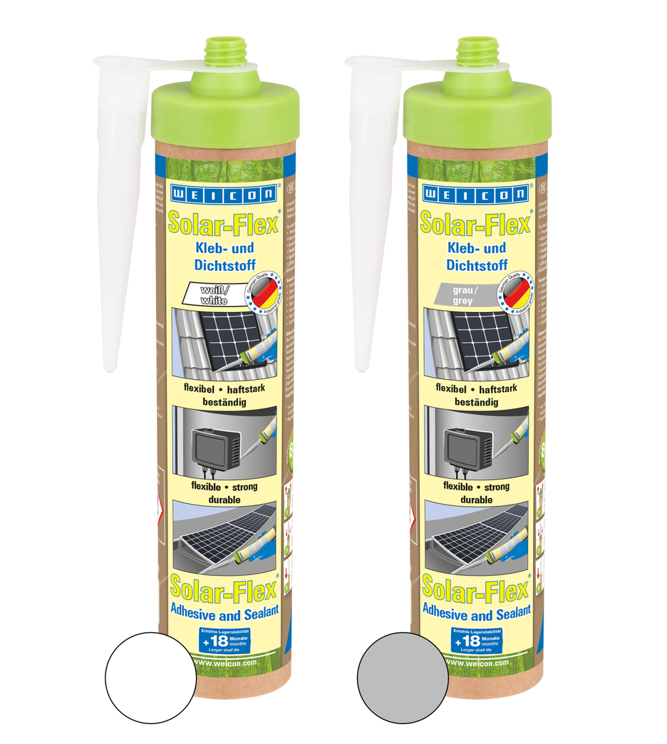 Solar-Flex® MS-Polymer | witterungsbeständiger Kleb- und Dichtstoff für den Solarbereich auf MS-Polymer-Basis