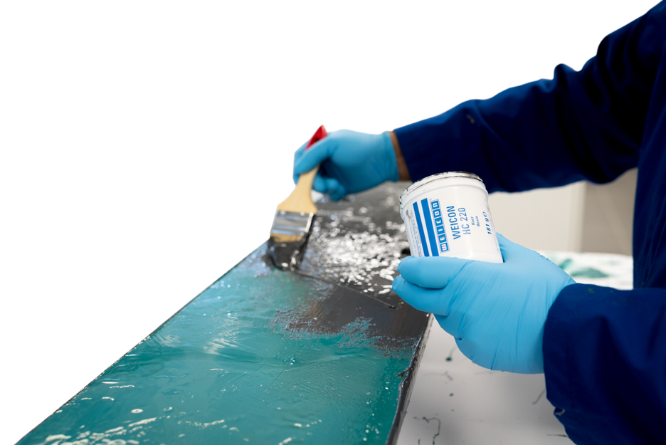WEICON Keramik HC 220 | keramisch gefülltes hochtemperaturbeständiges Epoxidharz-System zur Verschleißschutzbeschichtung
