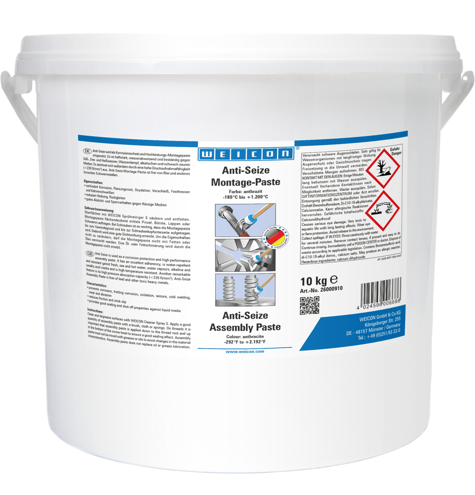 Anti-Seize Montagepaste | Schmier- und Trennmittelpaste Anti-Seize Montagepaste | Schmier- und Trennmittelpaste