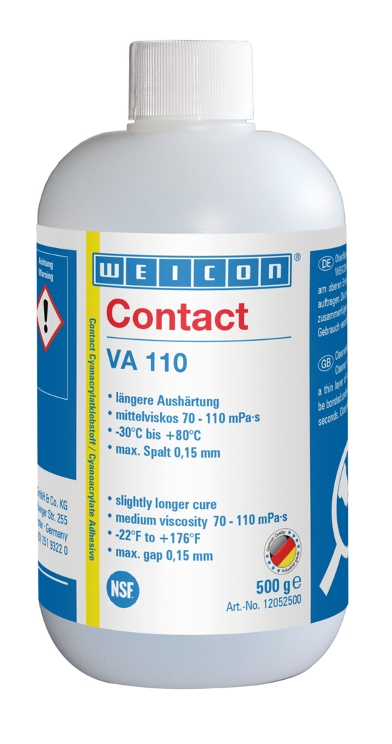 Contact VA 110 Cyanacrylat-Klebstoff | Sekundenkleber für den Lebensmittel- und Trinkwasserbereich