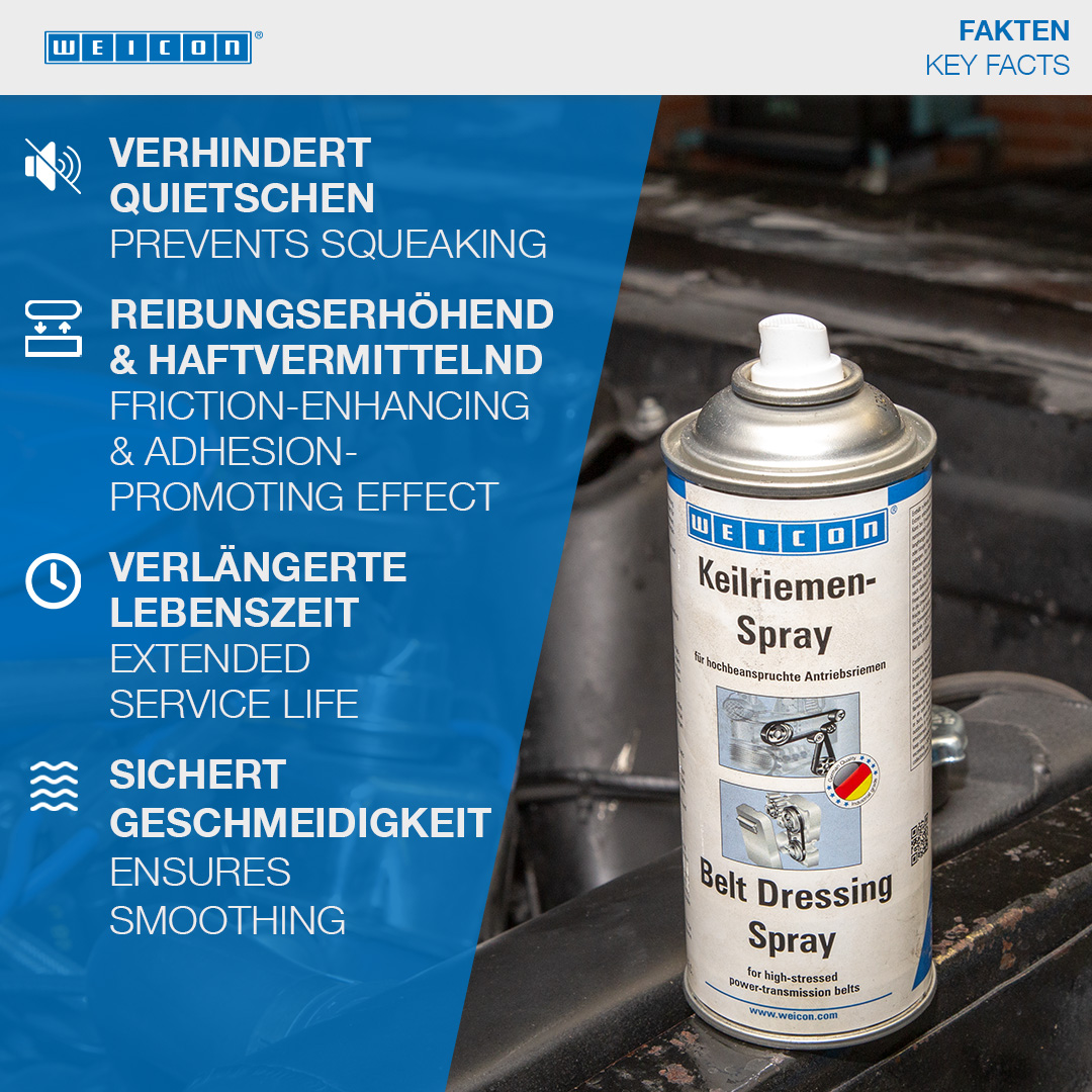 Keilriemen-Spray | transparente Riemenbeschichtung