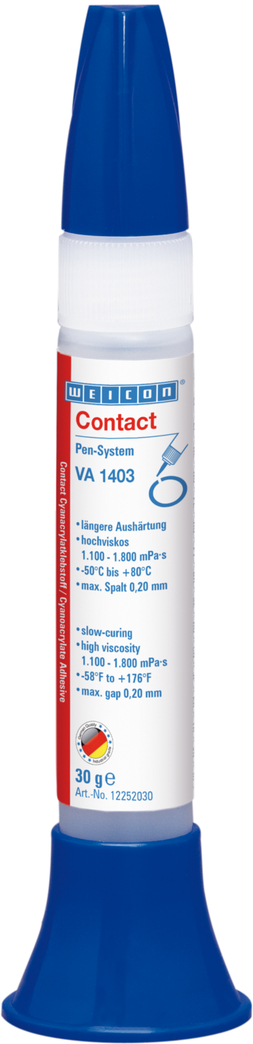 Contact VA 1403 Cyanacrylat-Klebstoff | feuchtigkeitsbeständiger, hochviskoser Sekundenklebstoff