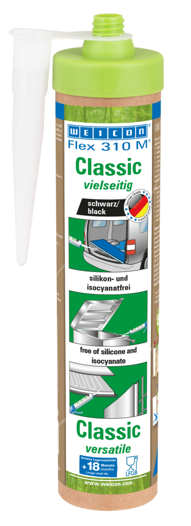 Flex 310 M® Classic MS-Polymer | elastischer Klebstoff auf MS-Polymer-Basis im Presspack für ermüdungsfreies Arbeiten