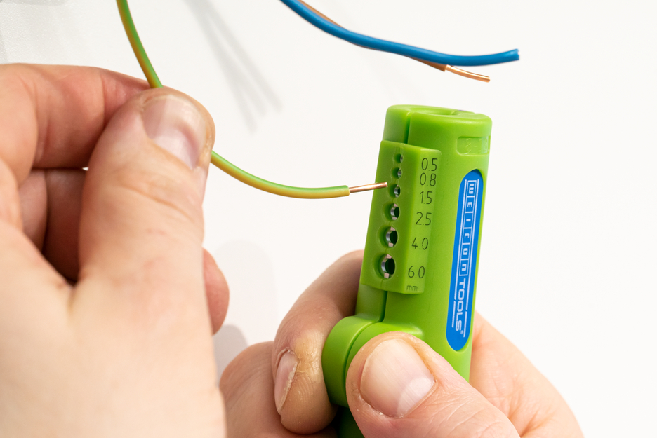 Quadro-Entmanteler No. 16 Green Line | Abisolierwerkzeuge aus bis zu 97 % nachwachsenden Rohstoffen I Multifunktions-Entmanteler I Arbeitsbereich Abisolieren 0,5 - 6,0 mm² I Entmanteln 8 - 13 mm Ø