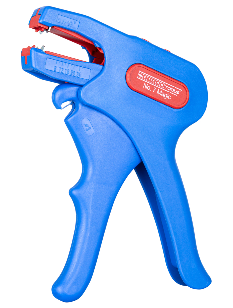 Abisolierzange No. 7 Magic | zum Entmanteln und Abisolieren, Arbeitsbereich flexibel 0,5 - 16,0 mm² / massiv 0,5 - 10,0 mm² Abisolierzange No. 7 Magic | zum Entmanteln und Abisolieren, Arbeitsbereich flexibel 0,5 - 16,0 mm² / massiv 0,5 - 10,0 mm²