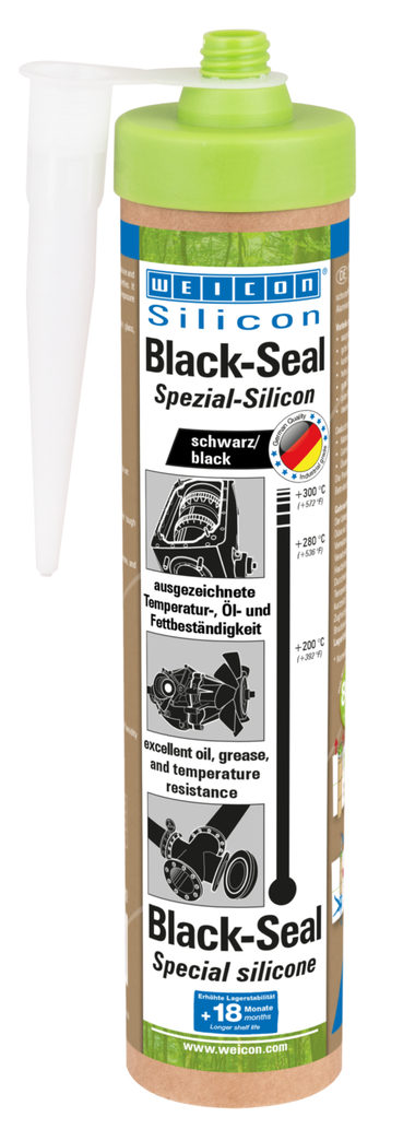Black-Seal Spezialsilikon | dauerelastischer Dichtstoff für öl- oder fettbeständige Bereiche