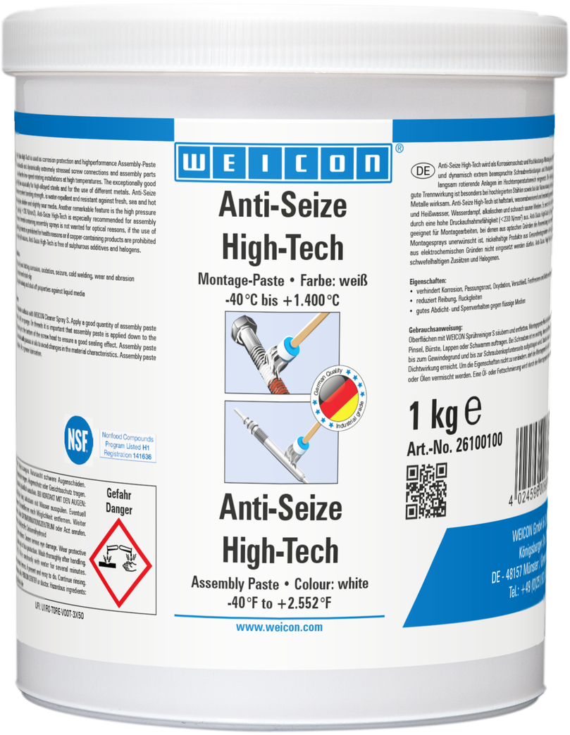 Anti-Seize Montagepaste | Schmier- und Trennmittelpaste