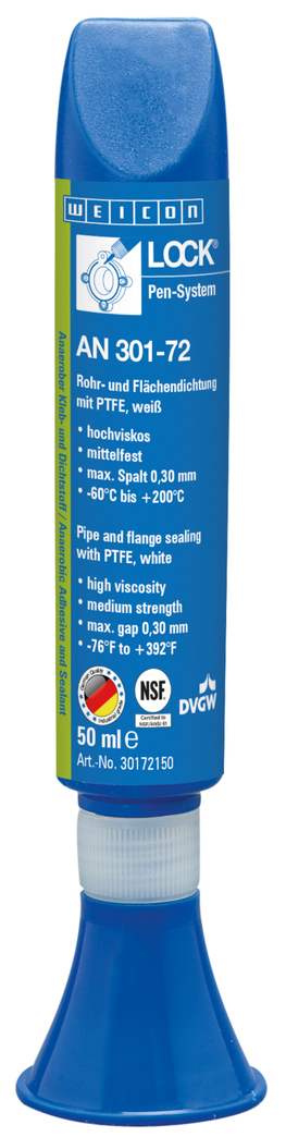 WEICONLOCK® AN 301-72 Rohr- und Flächendichtung | mit PTFE, mittelfest, hochtemperaturbeständig