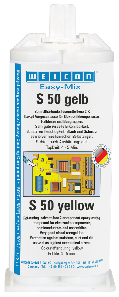 Easy-Mix S 50 gelb | Epoxid-Vergussmasse