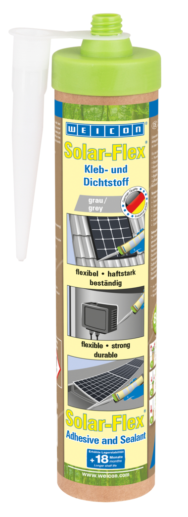 Solar-Flex® MS-Polymer | witterungsbeständiger Kleb- und Dichtstoff für den Solarbereich auf MS-Polymer-Basis