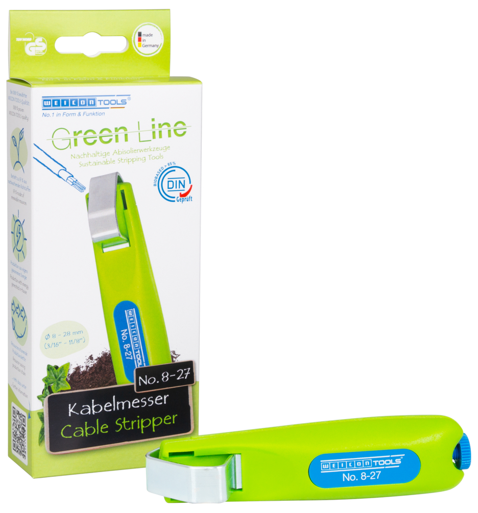 Kabelmesser No. 8-27 Green Line