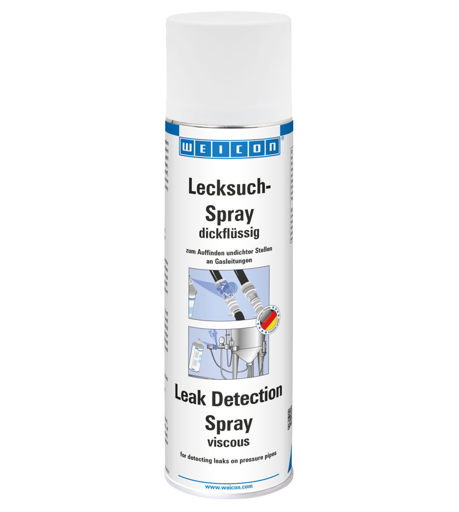 Lecksuch-Spray dickflüssig | Risse und Undichtigkeiten an Gasleitungen auffinden