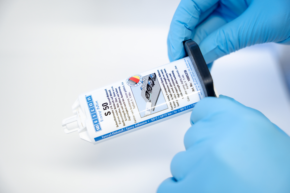 WEICON Hand-Dosierer | WEICON Hand-Dosierer für 50 ml Kartuschen – Mischungsverhältnis 1:1 und 2:1