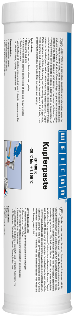 Kupferpaste | Schmier- und Trennmittelpaste auf Kupferbasis Kupferpaste | Schmier- und Trennmittelpaste auf Kupferbasis