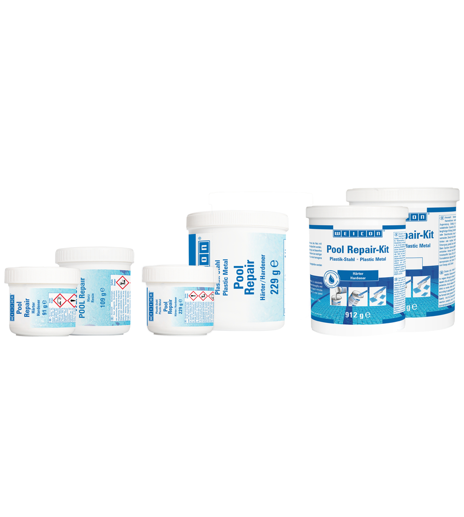 WEICON Pool Repair-Kit | schnelle Reparaturarbeiten auch unter Wasser