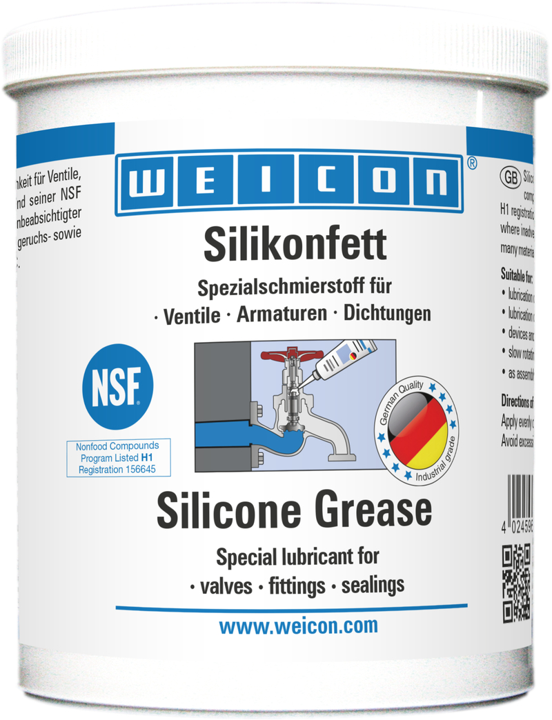 Silikonfett | lebensmittelechtes Schmierfett Silikonfett | lebensmittelechtes Schmierfett