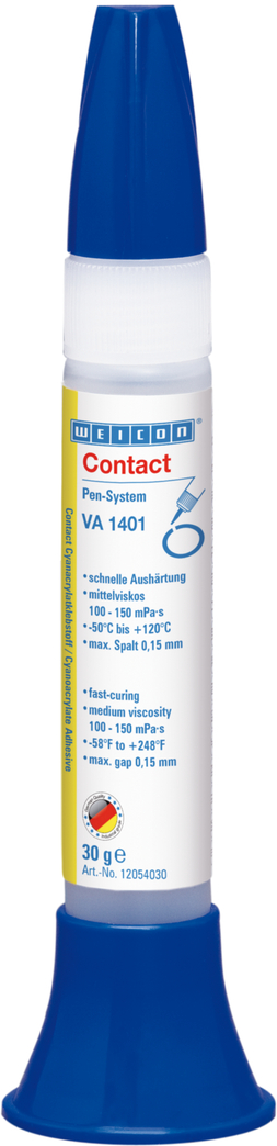 Contact VA 1401 Cyanacrylat-Klebstoff | Sekundenkleber für Gewebe, Schaumgummi und großporige Elastomere Contact VA 1401 Cyanacrylat-Klebstoff | Sekundenkleber für Gewebe, Schaumgummi und großporige Elastomere