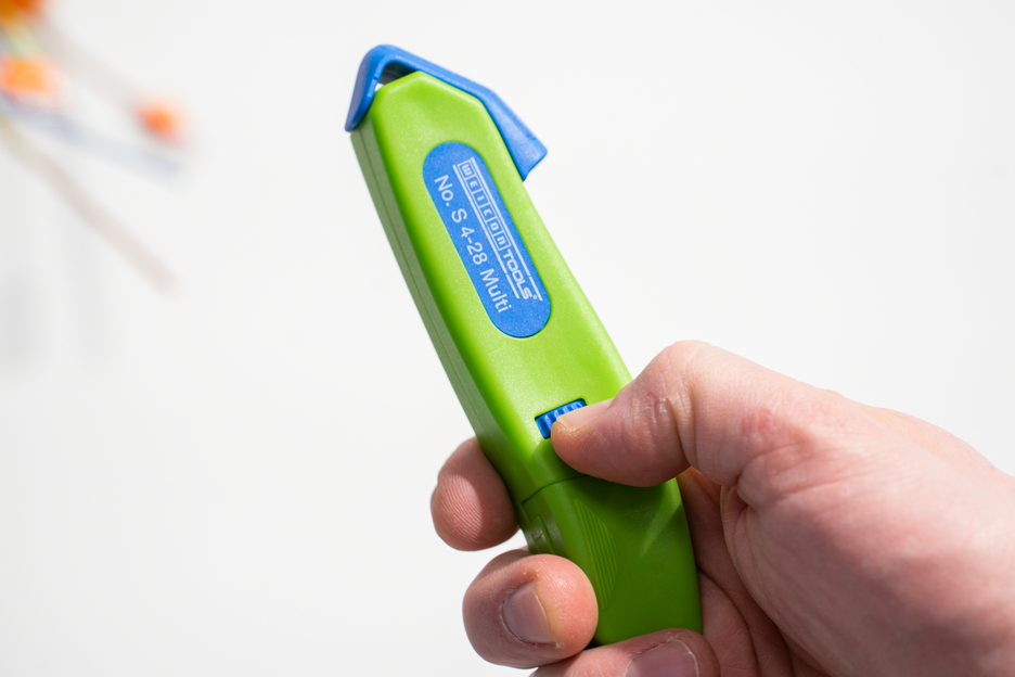 Kabelmesser No. S 4-28 Multi  Green Line