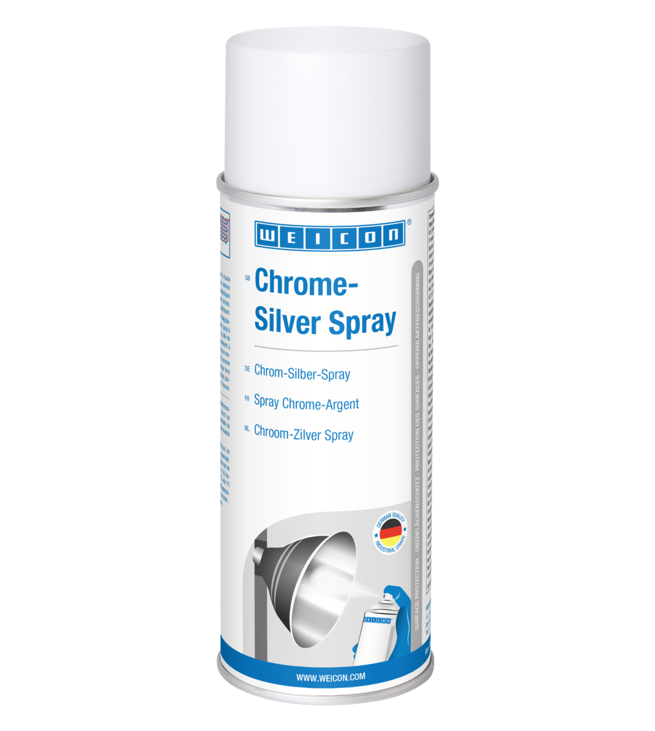Chrom-Silber-Spray | hochbrillante Oberflächenbeschichtung