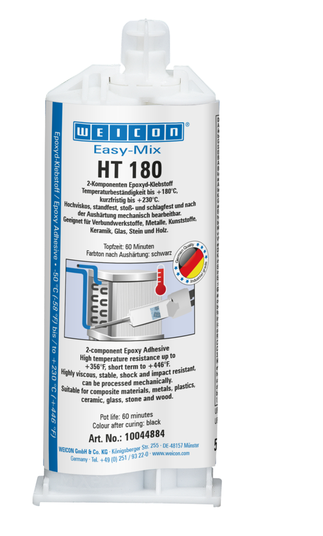 Easy-Mix HT 180 Epoxyd-Klebstoff | Epoxid-Klebstoff hochtemperaturbeständig bis 180°C