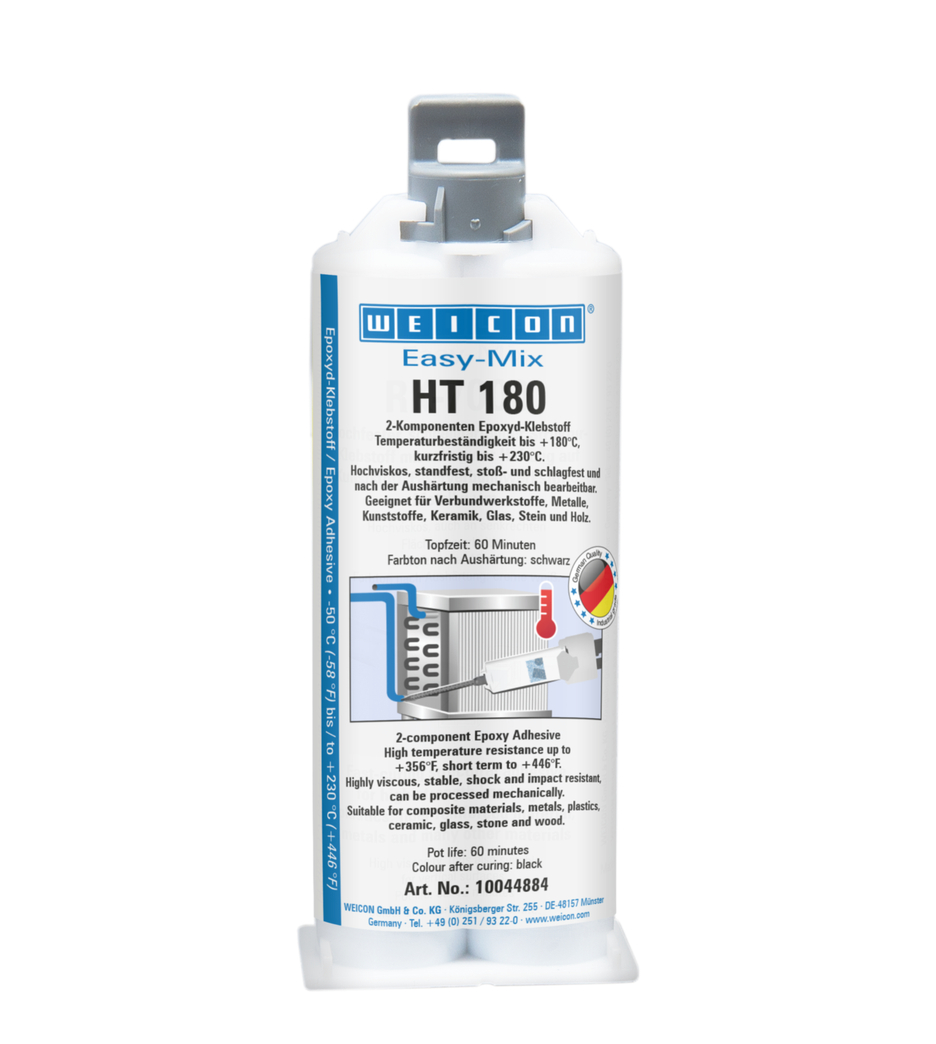 Easy-Mix HT 180 Epoxyd-Klebstoff | Epoxid-Klebstoff hochtemperaturbeständig bis 180°C