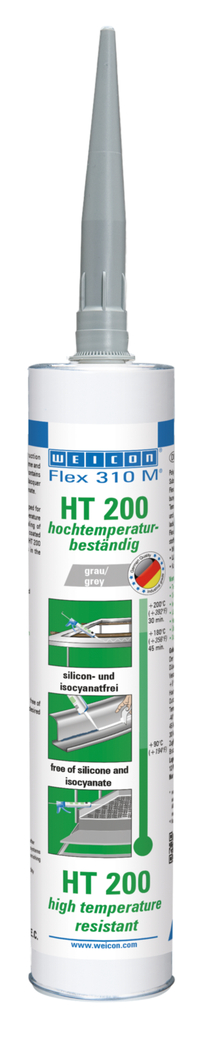 Flex 310 M® HT 200 MS-Polymer | Kleb- und Dichtstoff mit sehr hoher Anfangshaftung auf MS-Polymer-Basis, temperaturbeständig bis 200°C