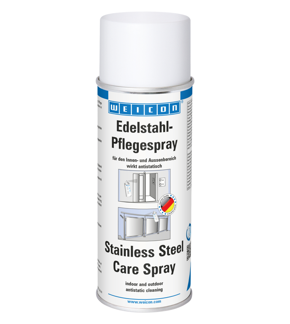 Edelstahlpflege-Spray | Reinigungs-, Schutz- und Pflegeöl für Edelstahl