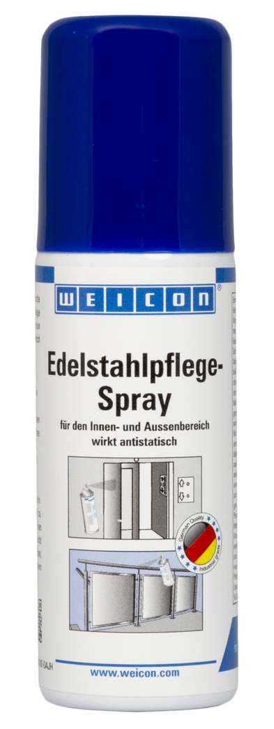 Edelstahlpflege-Spray | Reinigungs-, Schutz- und Pflegeöl für Edelstahl