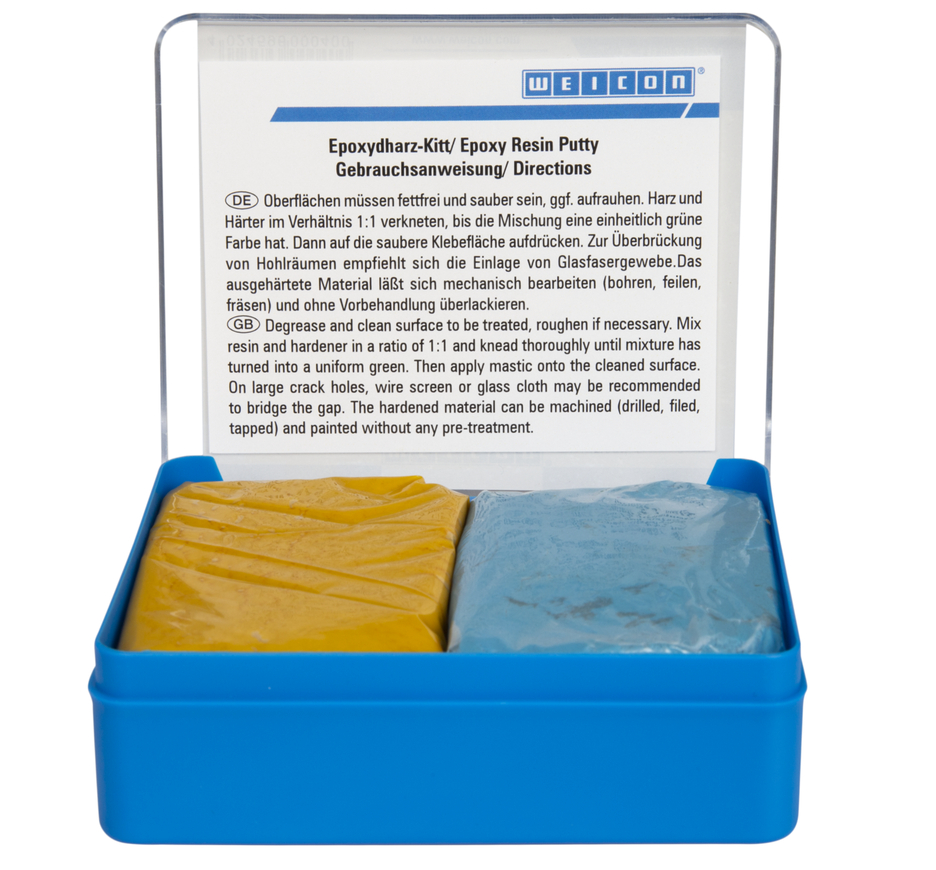 WEICON Epoxidharz-Kitt | knetbare Universal-Reparaturmasse