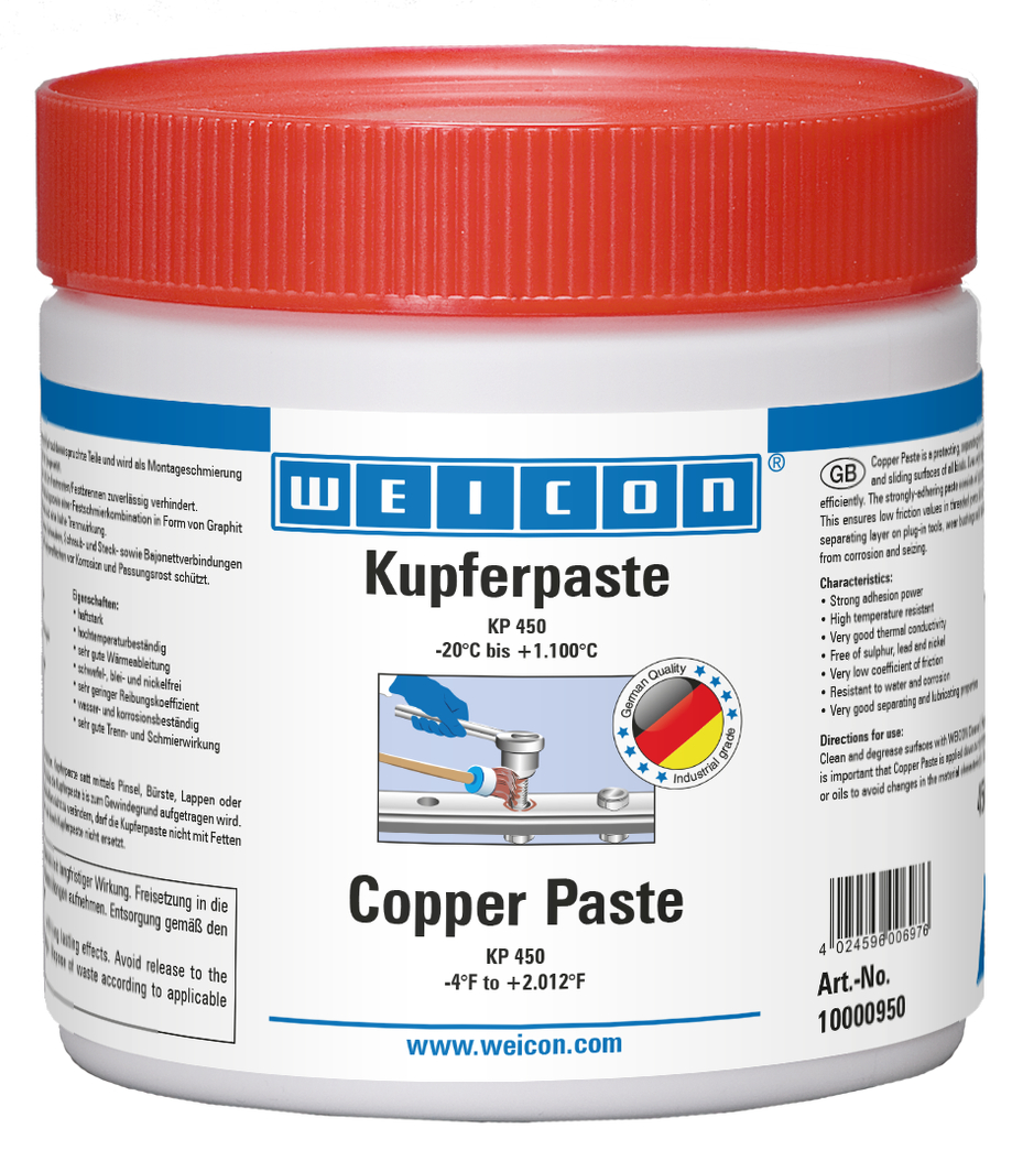 Kupferpaste | Schmier- und Trennmittelpaste auf Kupferbasis Kupferpaste | Schmier- und Trennmittelpaste auf Kupferbasis
