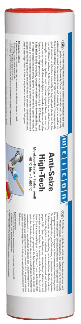 Anti-Seize High-Tech Montagepaste | metallfreie Schmier- und Trennmittelpaste