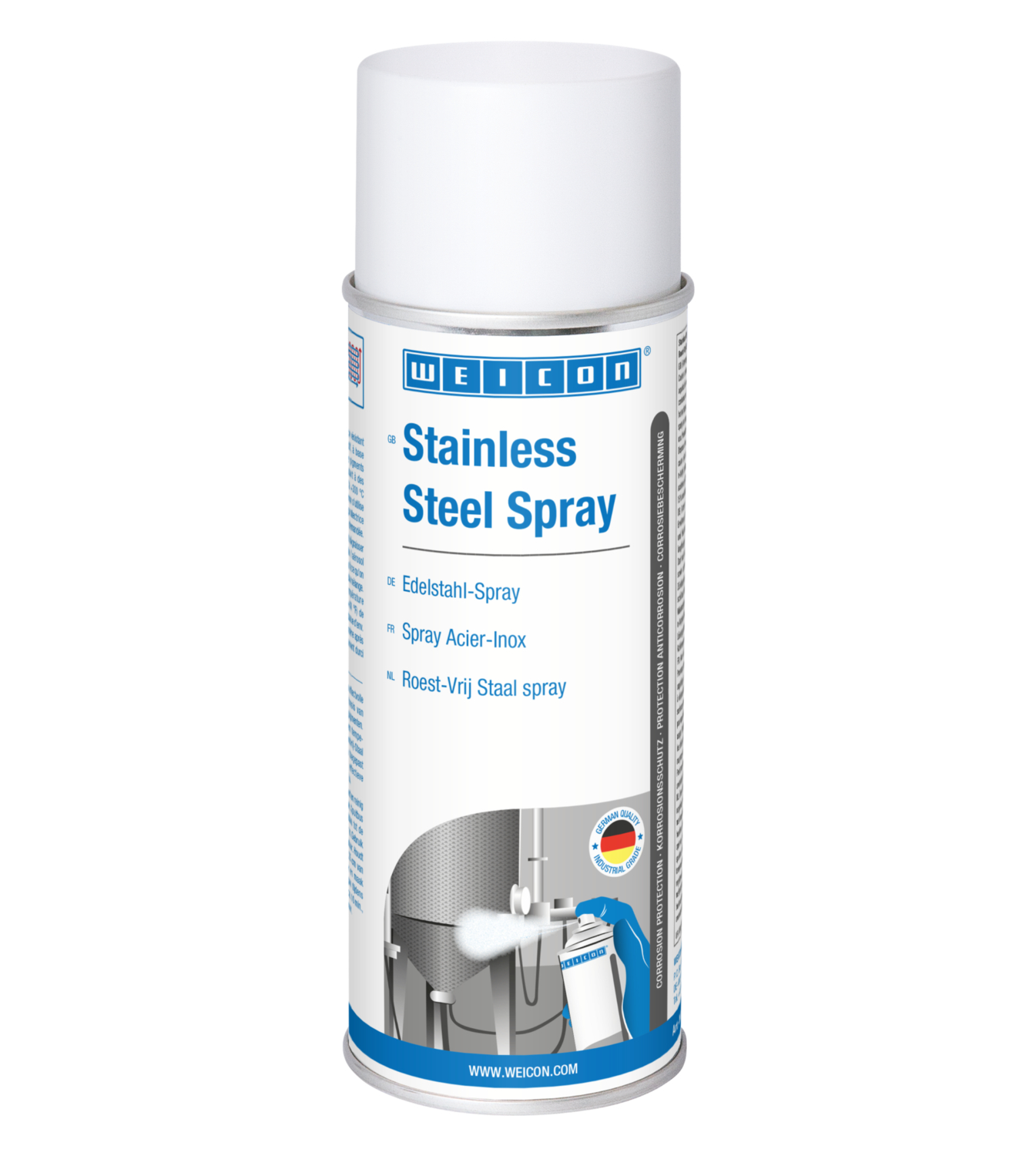 Edelstahl-Spray | korrosions- und witterungsbeständige Oberflächenbeschichtung