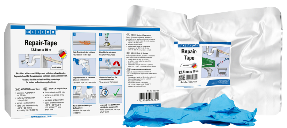 Repair-Tape | widerstandsfähiges und selbstverschweißendes Reparaturband, Größe M