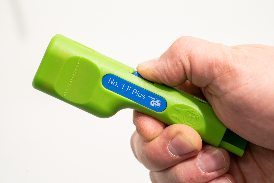Coax-Stripper No. 1 F Plus Green Line - geeignet für F-Schraubstecker