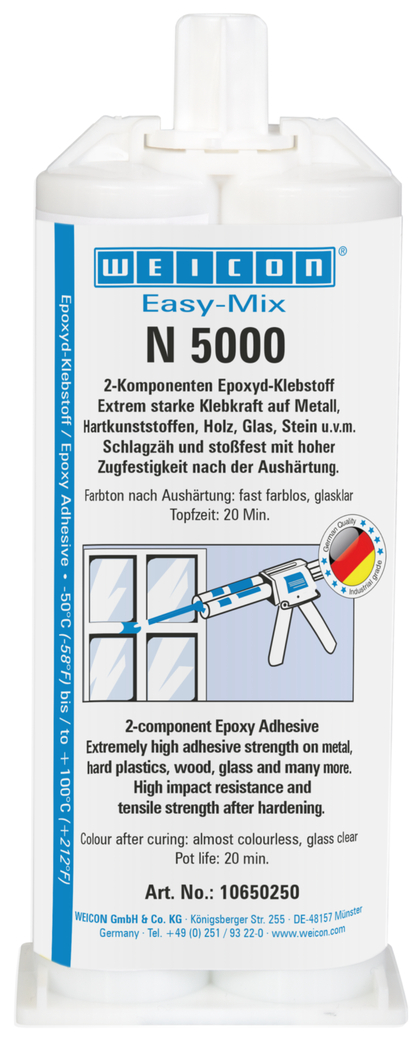 Easy-Mix N 5000 Epoxyd-Klebstoff | Epoxid-Klebstoff für optisch anspruchsvolle Verbindungen