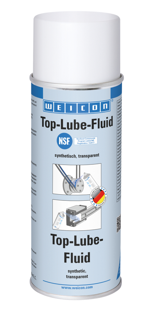 Top-Lube-Fluid | synthetischer Haftschmierstoff für den Lebensmittelbereich NSF H2 Top-Lube-Fluid | synthetischer Haftschmierstoff für den Lebensmittelbereich NSF H2