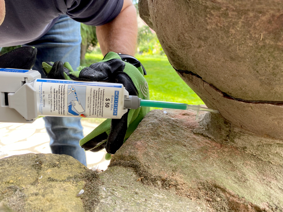 Easy-Mix S 50 Epoxyd-Klebstoff | Hochtemperaturbeständiger Epoxidharz-Klebstoff für schnelle Reparatur- und Wartungsarbeiten