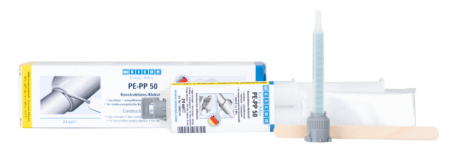 Easy-Mix PE-PP 50 | Kunstruktions-Klebstoff auf Methylacrylatbasis für spezielle Kunststoffe