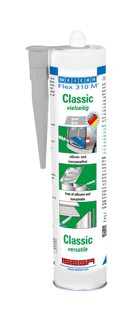 Flex 310 M® Classic MS-Polymer | elastischer Klebstoff auf MS-Polymer-Basis im Presspack für ermüdungsfreies Arbeiten