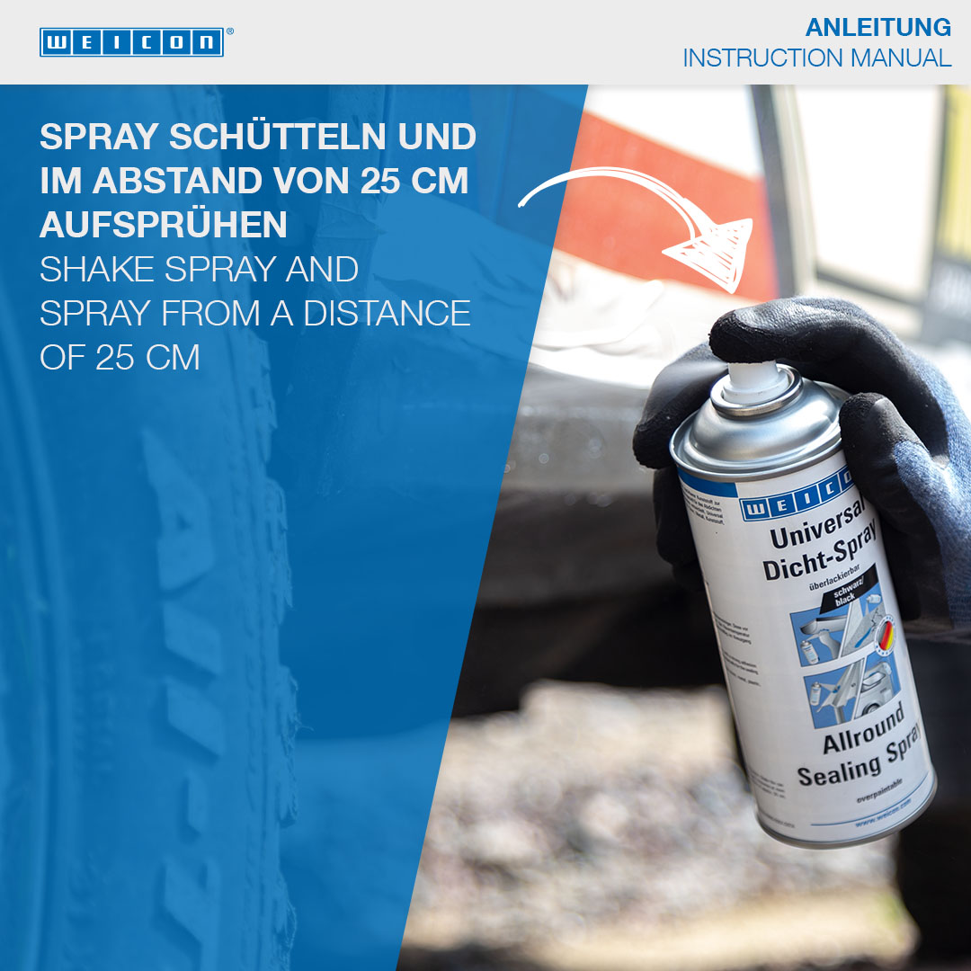 Universal Dicht-Spray | sprühbarer Kunststoff zum Abdichten