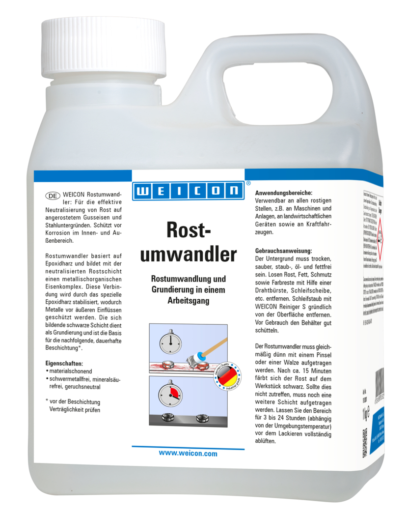 Rostumwandler | zur Neutralisierung von Rost Rostumwandler | zur Neutralisierung von Rost