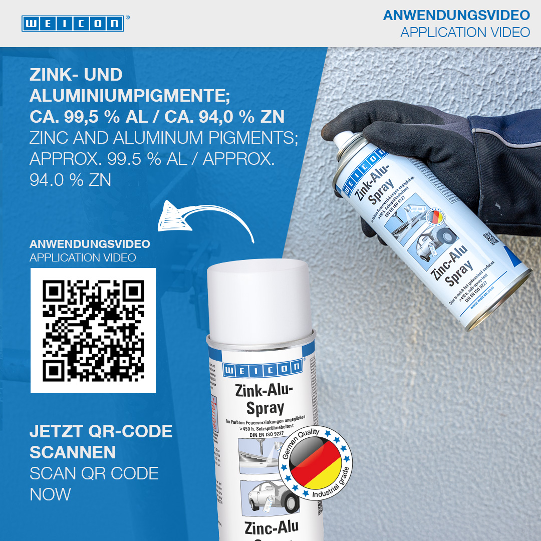 Zink-Alu-Spray | Ausbessern beschädigter Verzinkungen