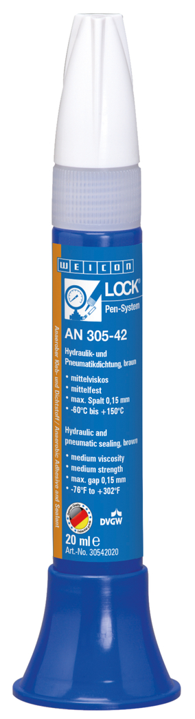 WEICONLOCK® AN 305-42 Hydraulik- und Pneumatikdichtung | mittelfest, mit DVGW-Zulassung WEICONLOCK® AN 305-42 Hydraulik- und Pneumatikdichtung | mittelfest, mit DVGW-Zulassung