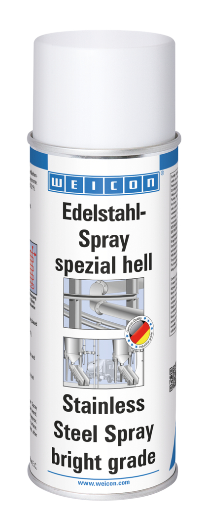 Edelstahl-Spray spezial hell | korrosions- und witterungsbeständige Oberflächenbeschichtung