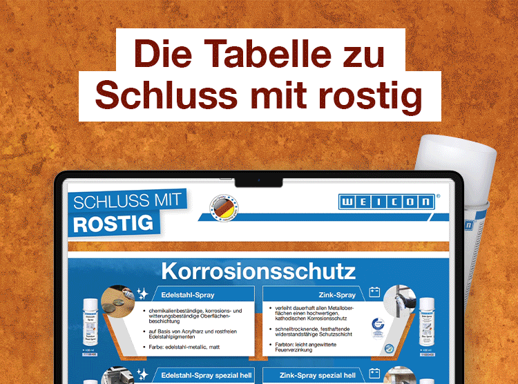 Rostprdukte-Tabelle