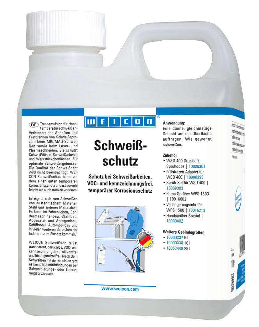 Bio-Schweißschutz | biologisch abbaubarer Schutz bei Schweißarbeiten Bio-Schweißschutz | biologisch abbaubarer Schutz bei Schweißarbeiten