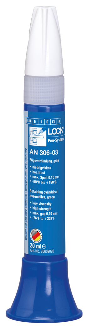 WEICONLOCK® AN 306-03 Fügeverbindung | für Lager, Wellen und Buchsen, hochfest, niedrigviskos